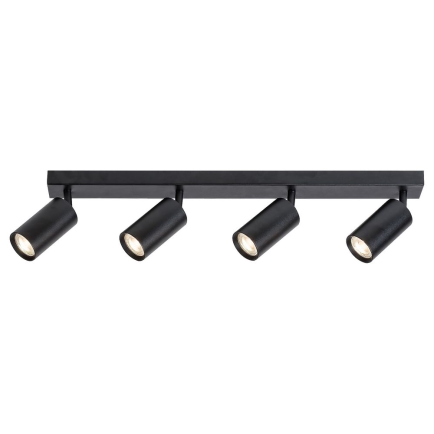 Rabalux - Lampa sufitowa punktowa 4xGU10/25W/230V czarna