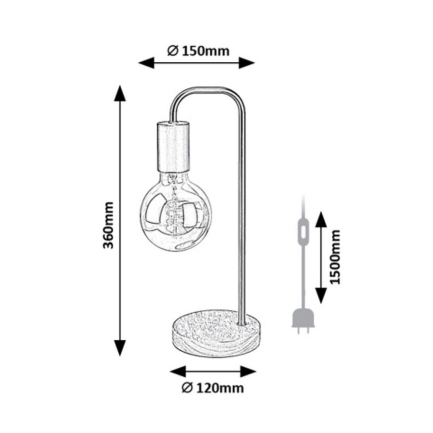 Rabalux - Lampa stołowa 1xE27/40W/230V