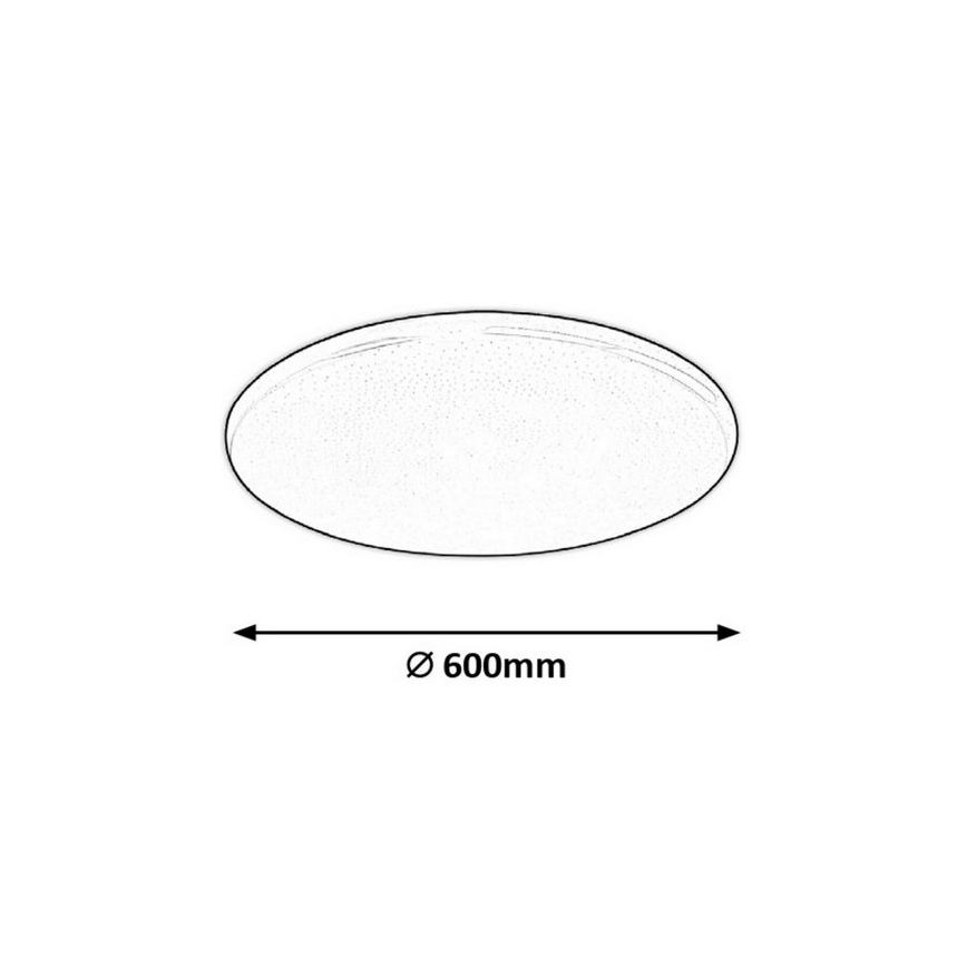 Rabalux - LED Plafon ściemnialny RGB LED/40W/230V + pilot