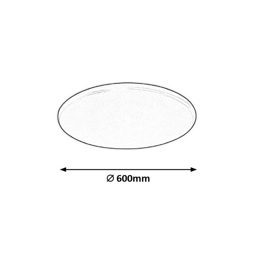 Rabalux - LED Plafon ściemnialny RGB LED/40W/230V + pilot