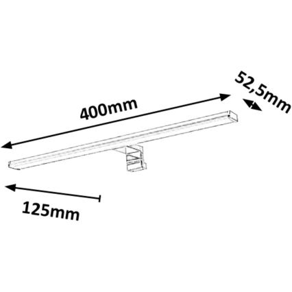 Rabalux - LED Łazienkowe oświetlenie lustra LED/8W/230V 40cm IP44