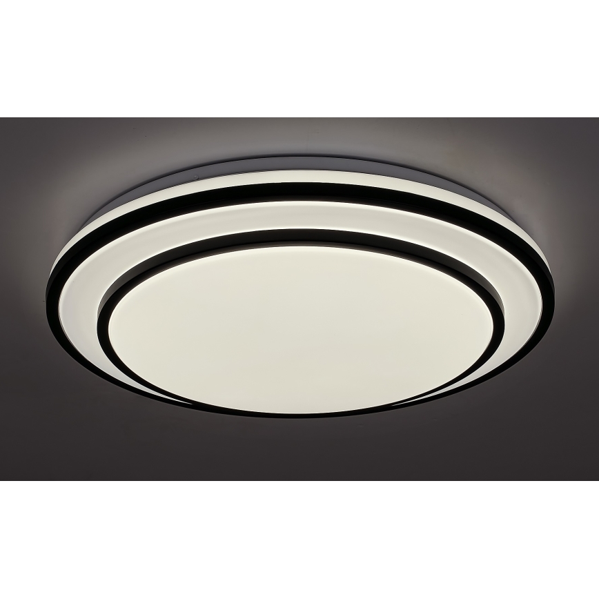 Rabalux - ściemnialna lampa sufitowa LED/40W/230V 3000-6500K czarna śr. 49 cm + zdalne sterowanie