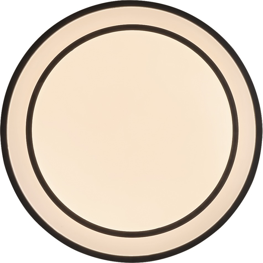 Rabalux - ściemnialna lampa sufitowa LED/40W/230V 3000-6500K czarna śr. 49 cm + zdalne sterowanie