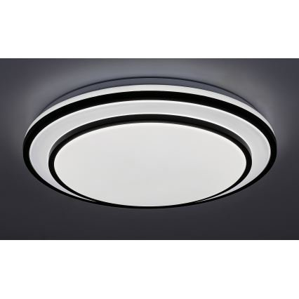 Rabalux - LED Ściemniany plafon LED/40W/230V 3000-6500K czarny + pilot