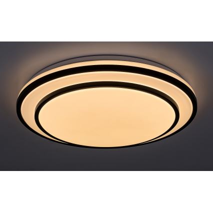 Rabalux - LED Ściemniany plafon LED/40W/230V 3000-6500K czarny + pilot