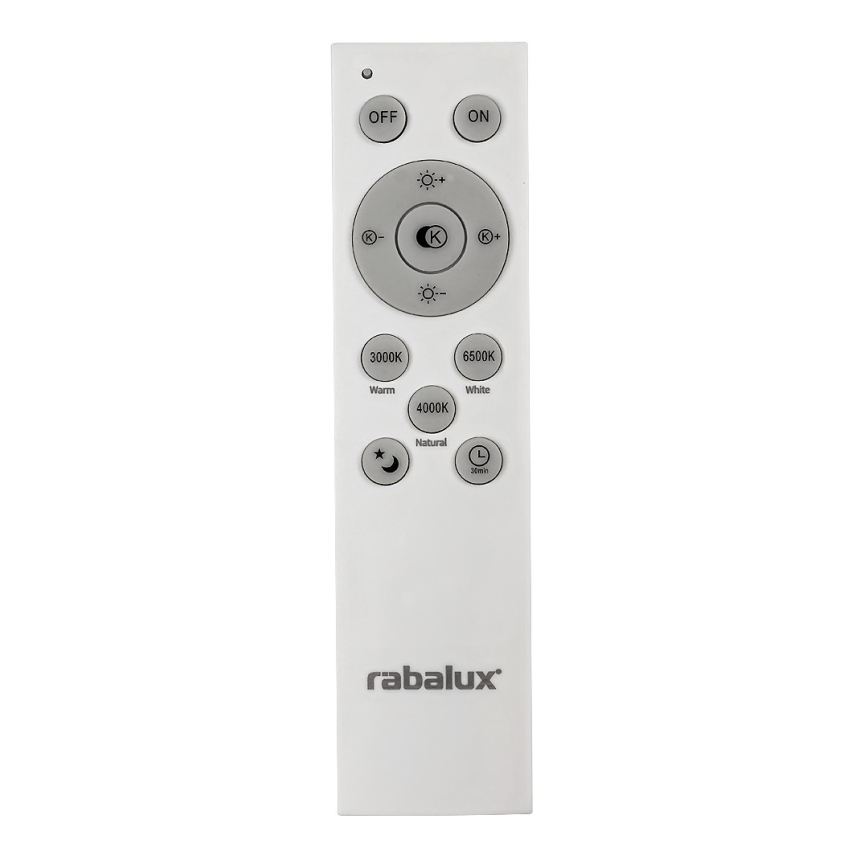 Rabalux - LED Ściemniany plafon LED/40W/230V 3000-6500K czarny + pilot