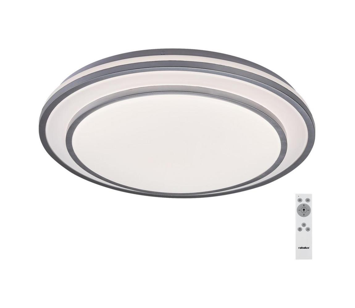 Rabalux 2131 - LED Ściemniany plafon LUPITA LED/40W/230V srebrny + pilot