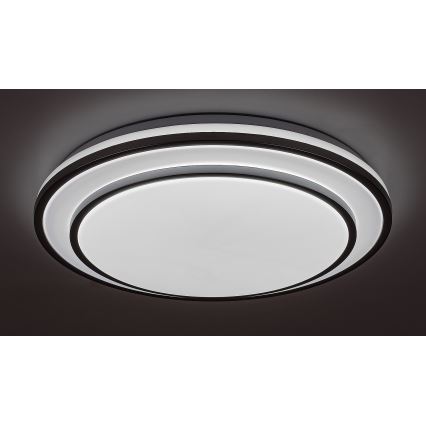 Rabalux - ściemnialna lampa sufitowa LED/40W/230V 3000-6500K srebrna, śr. 49 cm + pilot zdalnego sterowania