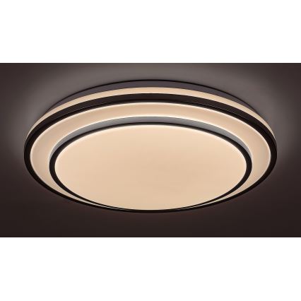Rabalux - ściemnialna lampa sufitowa LED/40W/230V 3000-6500K srebrna, śr. 49 cm + pilot zdalnego sterowania