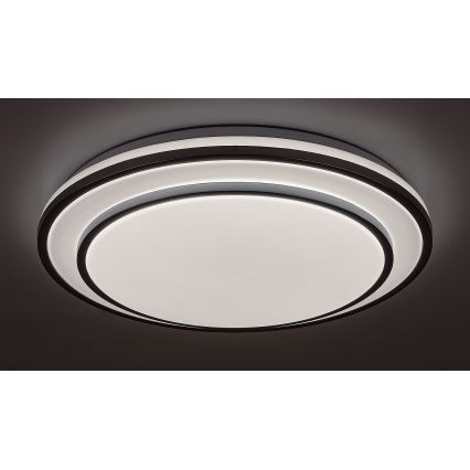 Rabalux - ściemnialna lampa sufitowa LED/40W/230V 3000-6500K srebrna, śr. 49 cm + pilot zdalnego sterowania