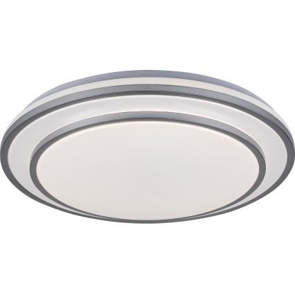 Rabalux - ściemnialna lampa sufitowa LED/40W/230V 3000-6500K srebrna, śr. 49 cm + pilot zdalnego sterowania