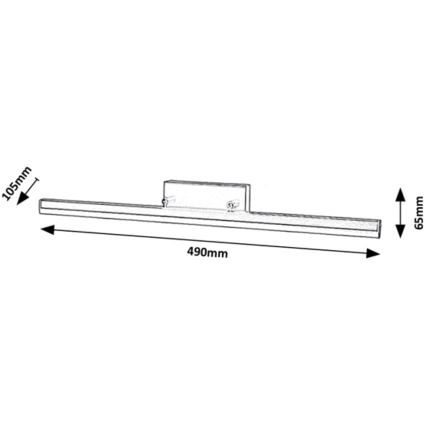 Rabalux - LED Łazienkowe oświetlenie lustra LED/12W/230V 49 cm IP44