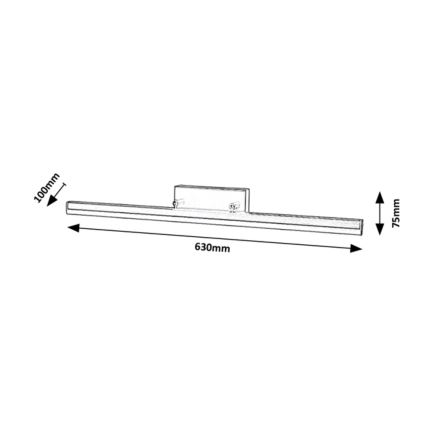 Rabalux - Oświetlenie łazienkowe LED do lustra LED/18W/230V 63 cm IP44