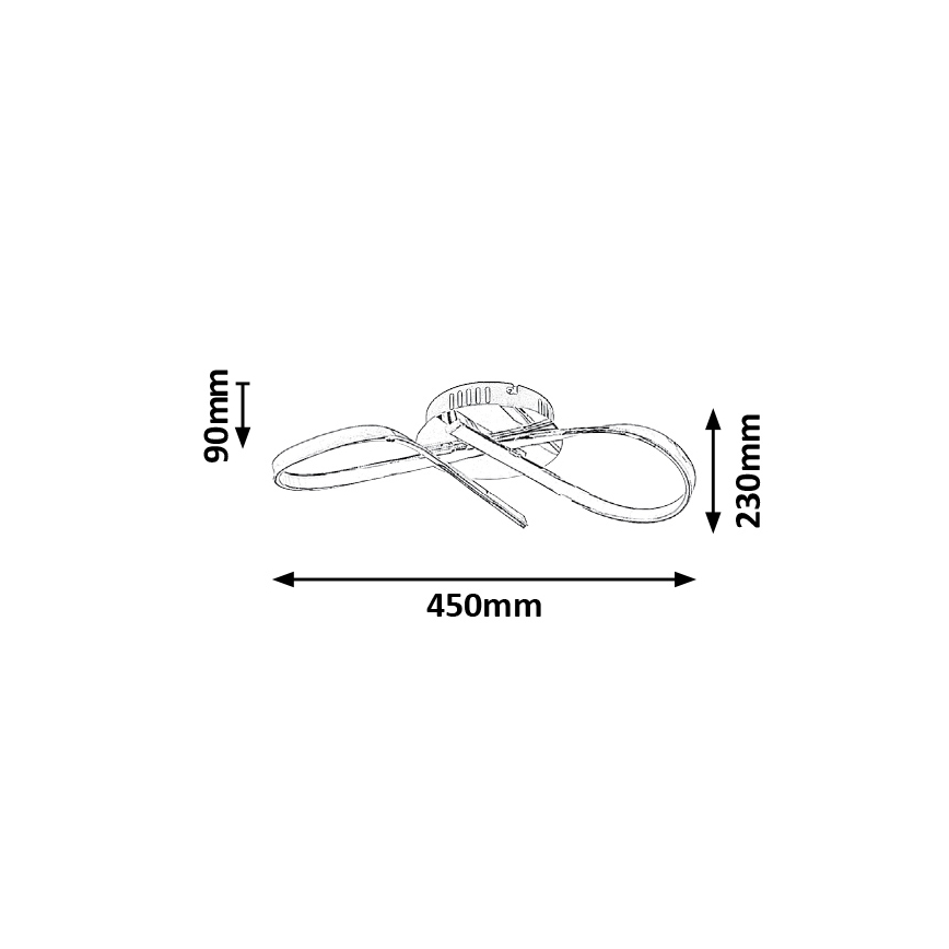 Rabalux - LED Plafon LED/20W/230V