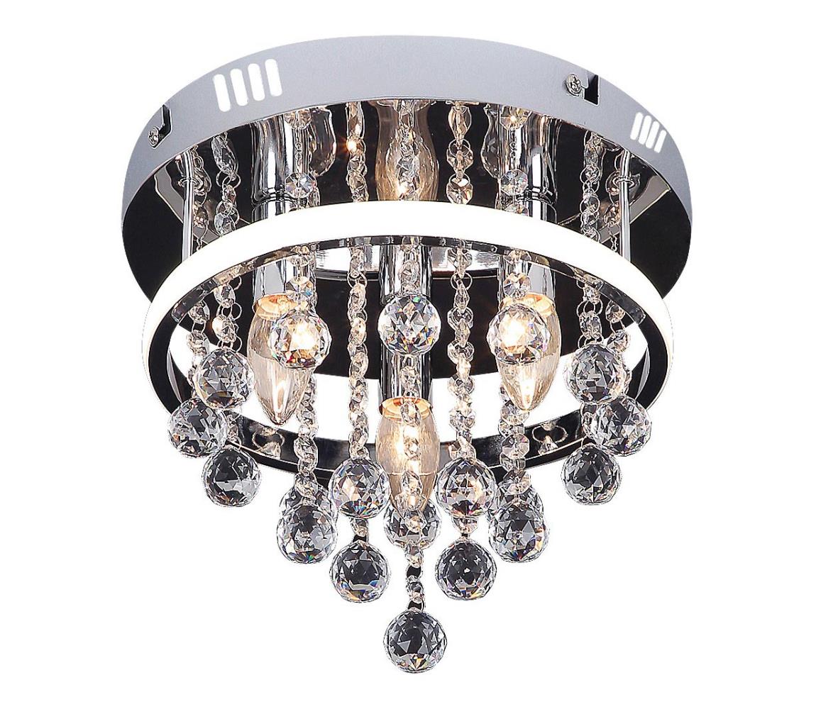 Rabalux 2236 - Kryształowy żyrandol natynkowy PALLAS LED/20W/230V + 3xE14/40W