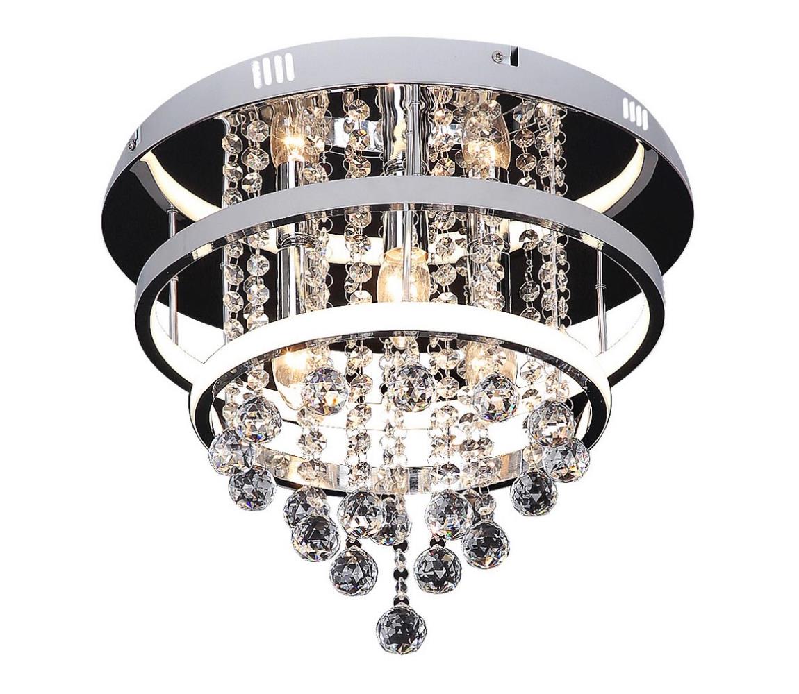 Rabalux 2237 - Kryształowy żyrandol natynkowy PALLAS LED/32W/230V + 3xE14/40W