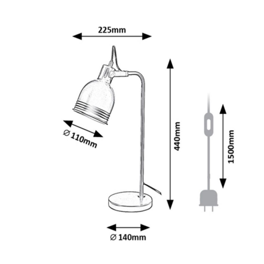 Rabalux - Lampa stołowa 1xE14/25W/230V beżowy