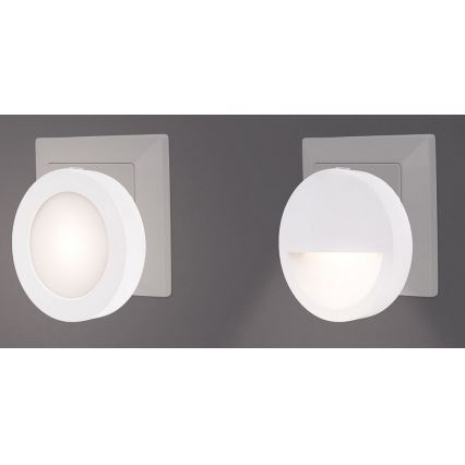 Rabalux - LED Oświetlenie nocne z czujnikiem LED/0,5W/230V 3000K śr. 65 mm