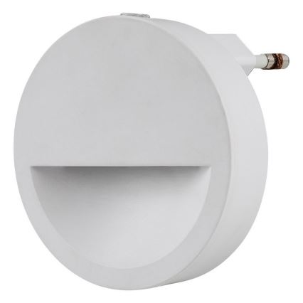 Rabalux - LED Lampka nocna z czujnikiem zmierzchu LED/0,5W/230V 3000K śr. 65 matowe