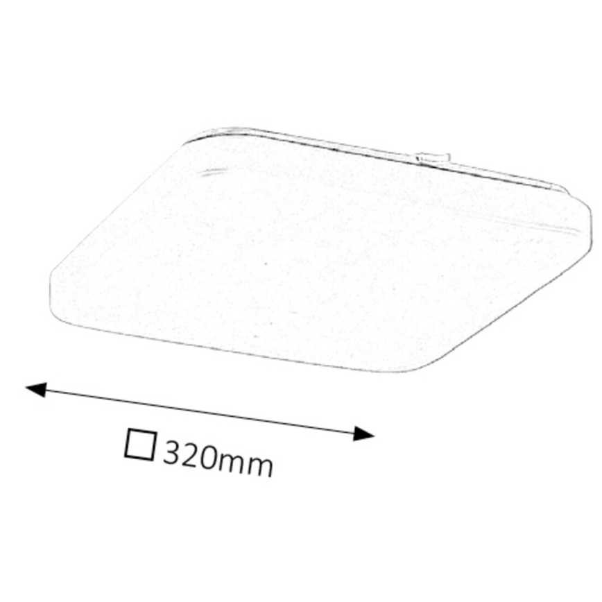 Rabalux - LED Plafon 1xLED/32W/230V 32x32 cm