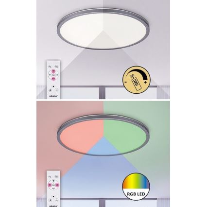 Rabalux - LED RGB Plafon ściemnialny LED/22W/230V Wi-Fi Tuya + zdalne sterowanie