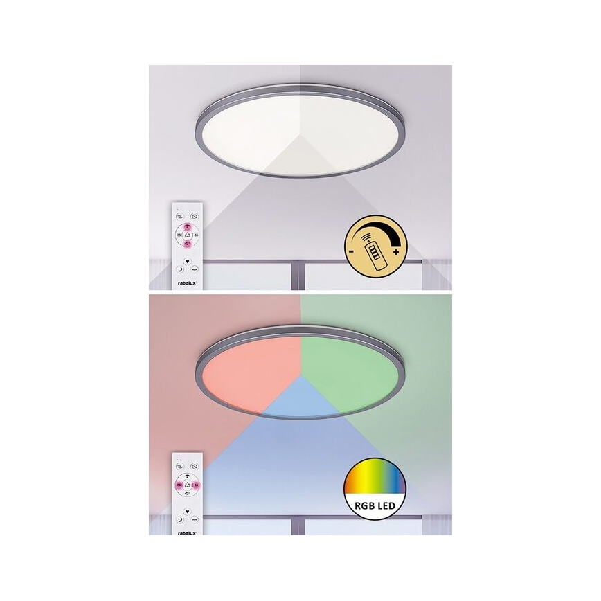 Rabalux - LED RGB Plafon ściemnialny LED/22W/230V Wi-Fi Tuya + zdalne sterowanie