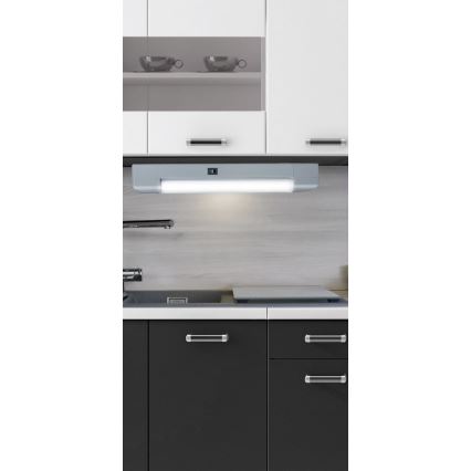 Rabalux - Kuchenne oświetlenie podszafkowe BAND LIGHT 1xG13/10W/230V 39,5 cm srebrne