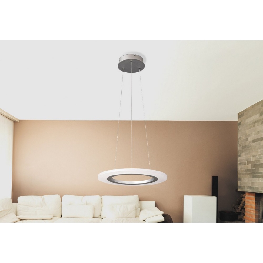 Rabalux 2428 - LED Żyrandol ADRIENNE LED/20W/230V srebrny