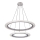 Rabalux 2429 - LED Żyrandol ADRIENNE LED/62W/230V srebrny