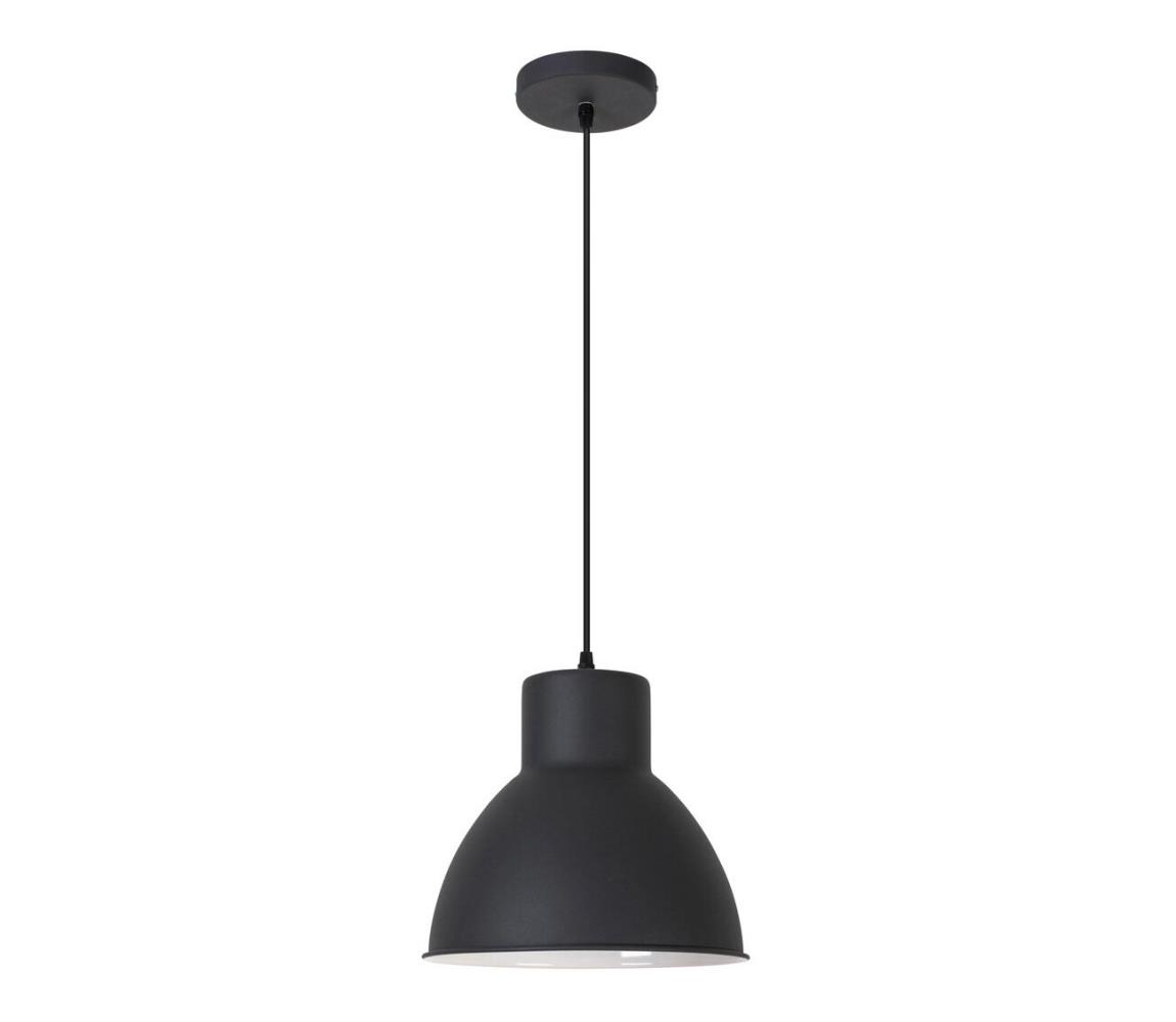 Rabalux 2578 - Żyrandol DEREK 1xE27/60W/230V czarny