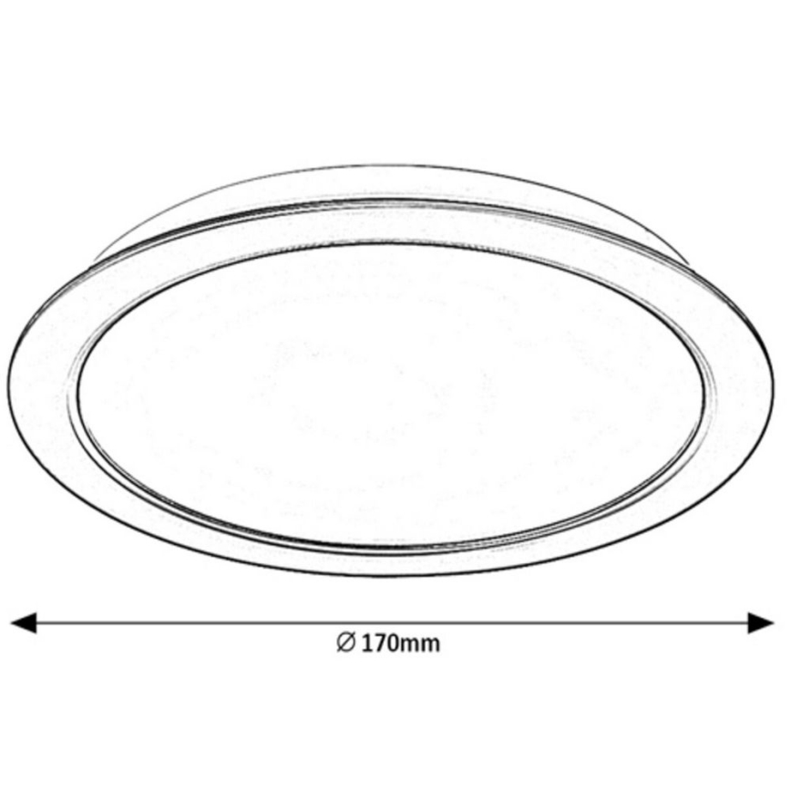 Rabalux - Oprawa sufitowa LED/17W/230V śr. 17 cm