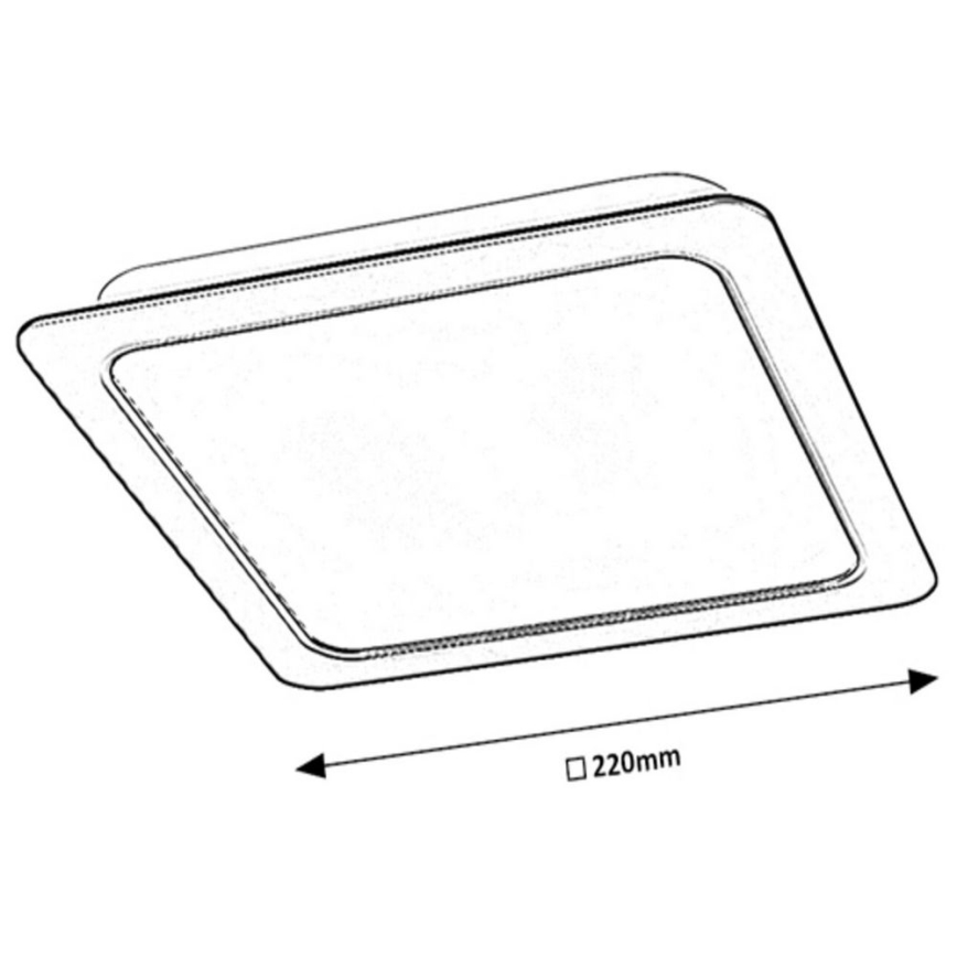 Rabalux - Oprawa sufitowa LED/24W/230V 22x22 cm