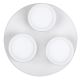 Rabalux - LED Plafon 3xLED/6W/230V biały