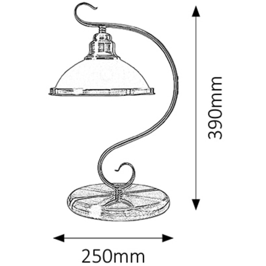 Rabalux - Lampa stołowa 1xE27/60W/230V
