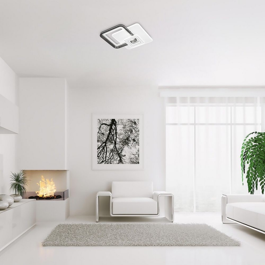 Rabalux - LED ściemnialny przysufitowy żyrandol LED/48W/230V 3000K/4000K/6000K + z pilotem 49,5x49,5 cm