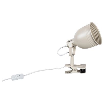 Rabalux - Lampa z klipsem 1xE14/25W/230V beżowy