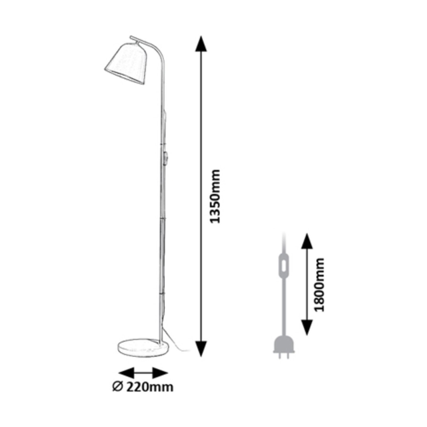 Rabalux - Lampa podłogowa 1xE27/25W/230V