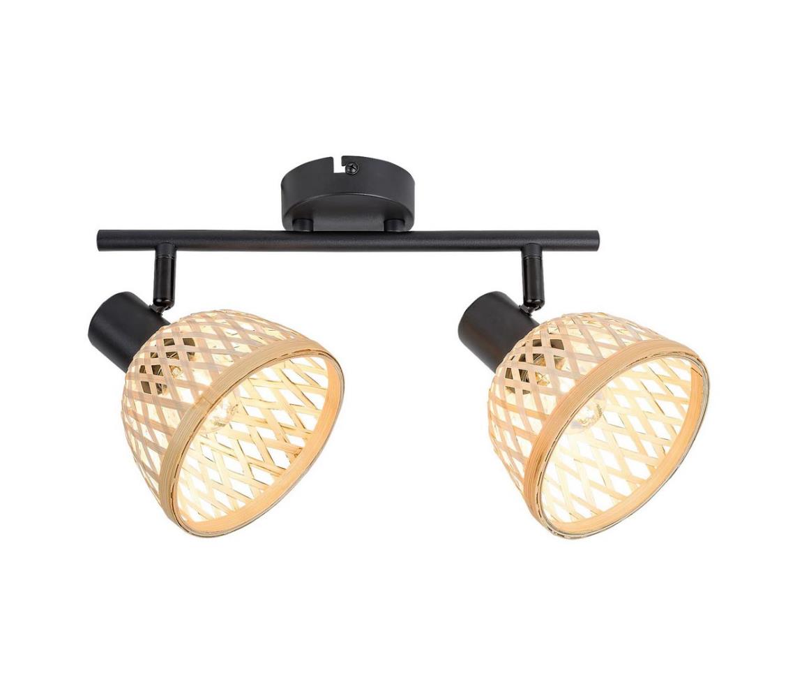 Rabalux 3134 - Oświetlenie punktowe RATTAN 2xE14/15W/230V rattan