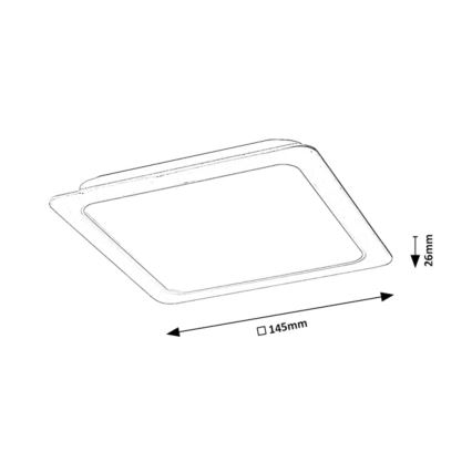 Rabalux - LED Oprawa wpuszczana LED/12W/230V 14,5 cm