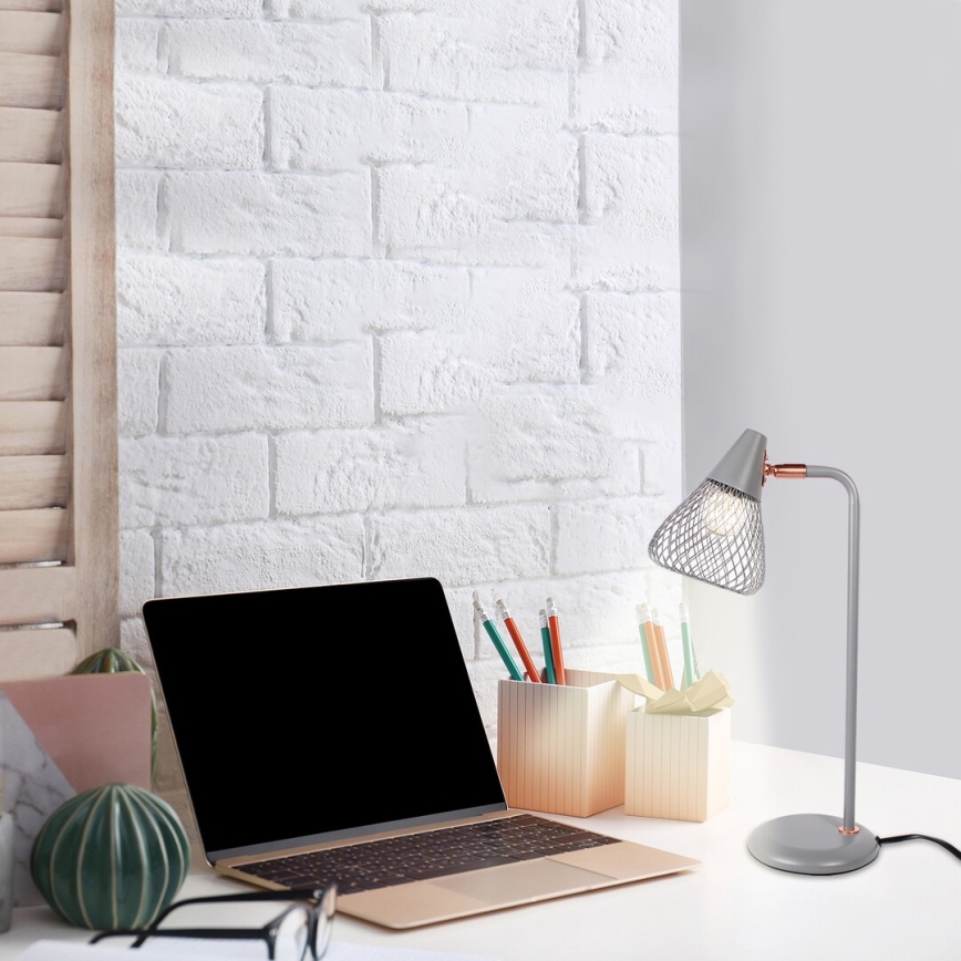 Rabalux - Lampa stołowa 1xE14/25W/230V szary