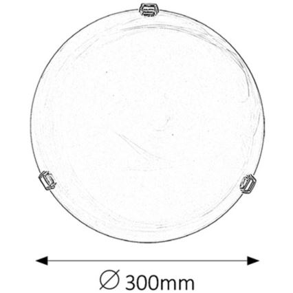 Rabalux - Lampa sufitowa 1xE27/60W/230V