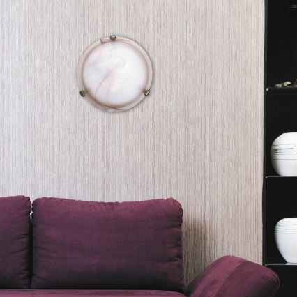 Rabalux - Oprawa sufitowa 1xE27/60W/230V, szkło alabastrowe