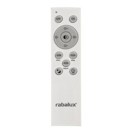 Rabalux - LED Ściemniany plafon LED/72W/230V 3000-6500K + pilot