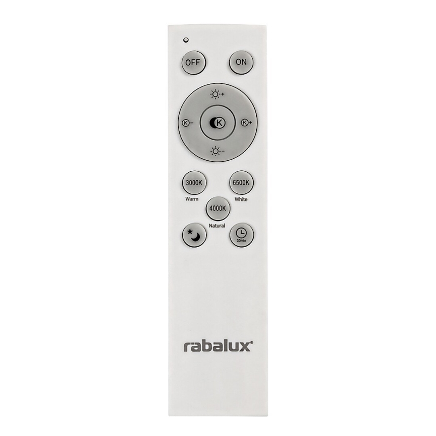 Rabalux - LED Ściemniany plafon LED/72W/230V 3000-6500K + pilot