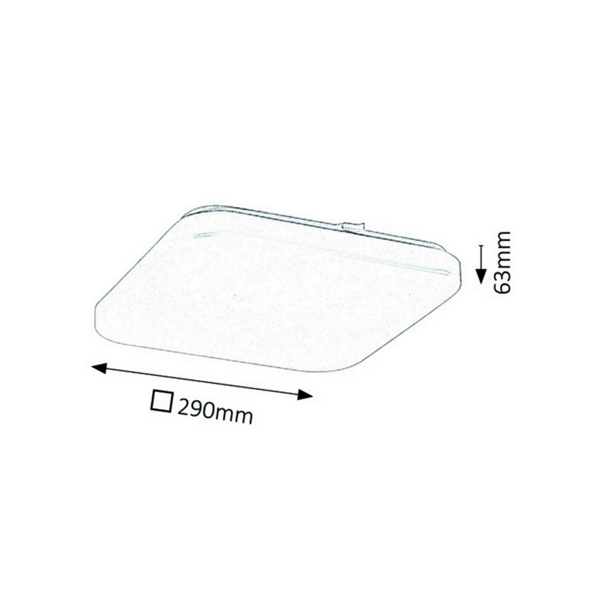 Rabalux - LED oprawa sufitowa LED/20W/230V 29x29 cm