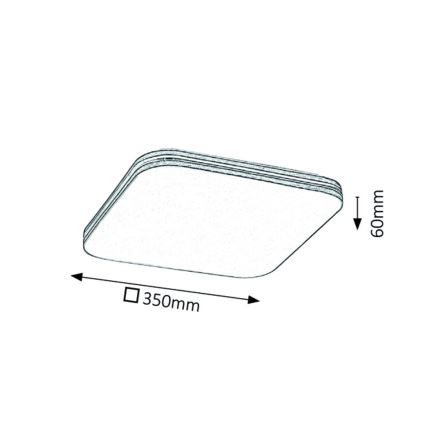 Rabalux - LED Plafon LED/18W/230V