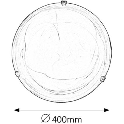 Rabalux - Lampa sufitowa 2xE27/60W/230V alabastrowe szkło