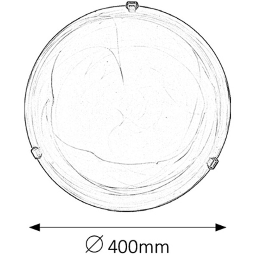 Rabalux - Lampa sufitowa 2xE27/60W/230V alabastrowe szkło