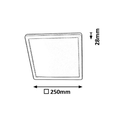 Rabalux - LED Plafon łazienkowy LED/15W/230V IP44