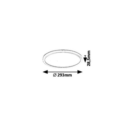 LED Plafon LED/18W/230V